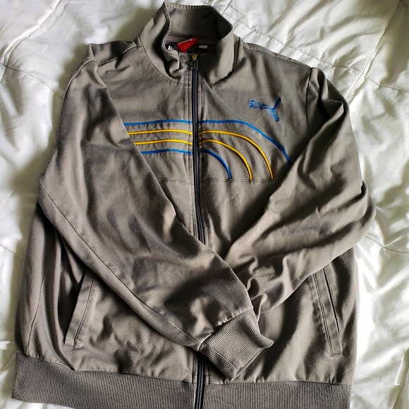 Vintage Zip up Puma Sweater - Picture 1 of 2